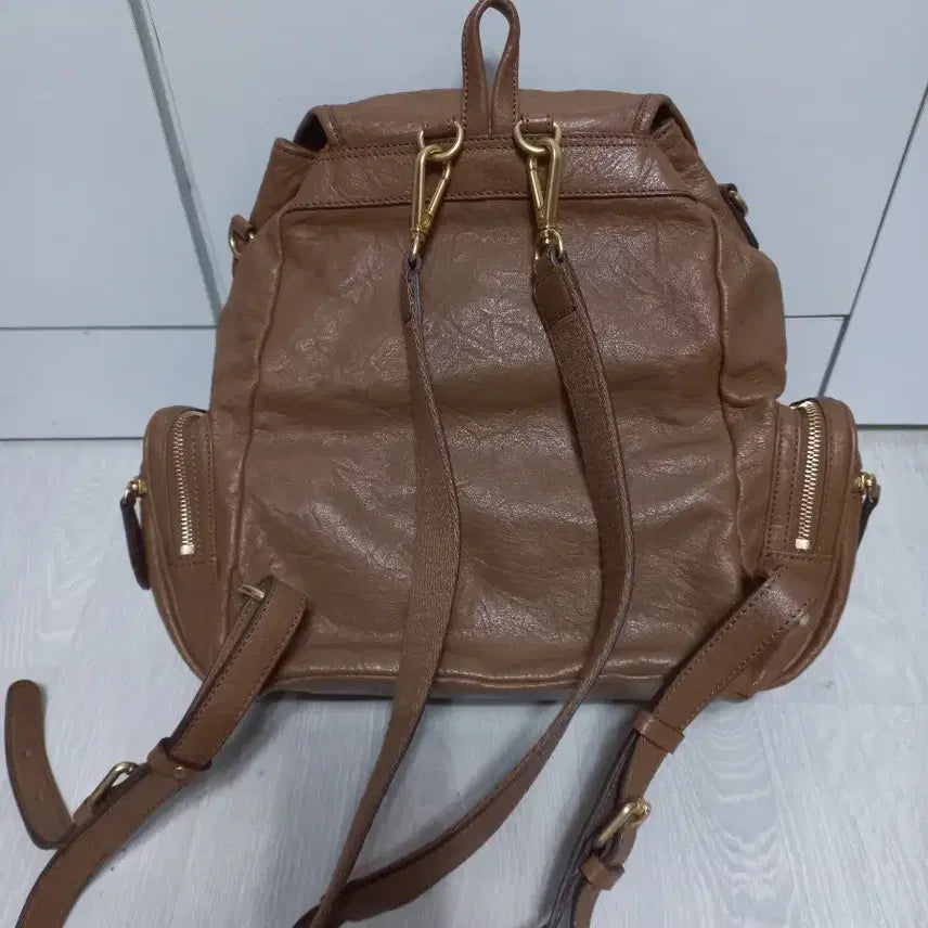 [BUNJANG] Daks Lambskin Backpack/Shoulder Bag / 닥스 정품. 램스킨 백팩 겸 숄더백