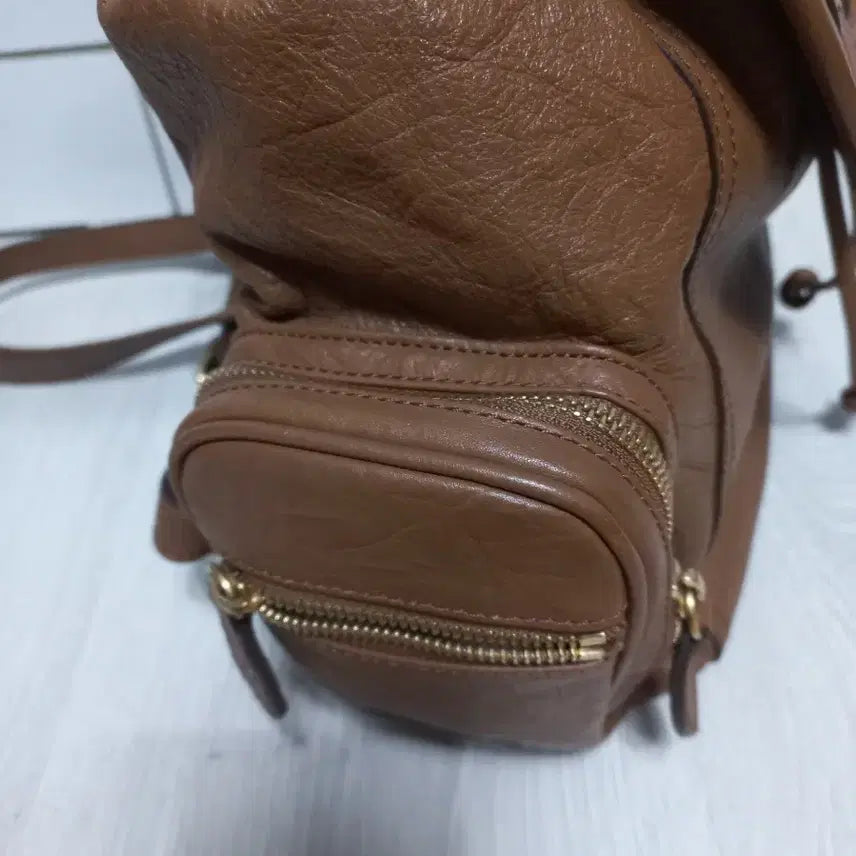 [BUNJANG] Daks Lambskin Backpack/Shoulder Bag / 닥스 정품. 램스킨 백팩 겸 숄더백