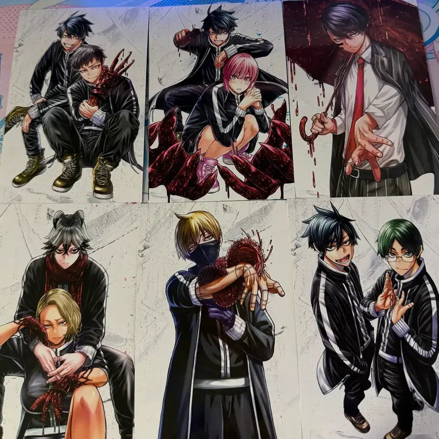 [BUNJANG] Dohwon Amgi Manga Volume 1-7 + Illustration Card Postcard Set / 도원암귀 만화책 단행본 1~7권 초판 + 특전 일러스트 카드 엽서 6종