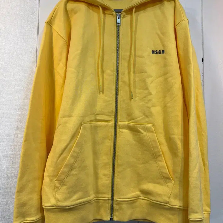 [BUNJANG] MSGM Yellow Hoodie / MSGM 옐로우 후드 집업 공용