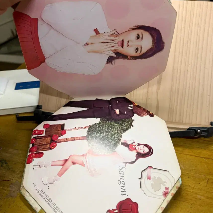 CD 걸그룹 틴트 싸인앨범,싱글2집,늑대들은 몰라요,2014년