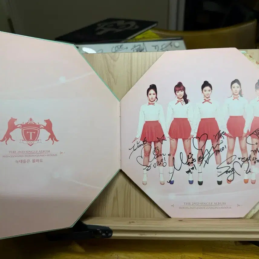 CD 걸그룹 틴트 싸인앨범,싱글2집,늑대들은 몰라요,2014년