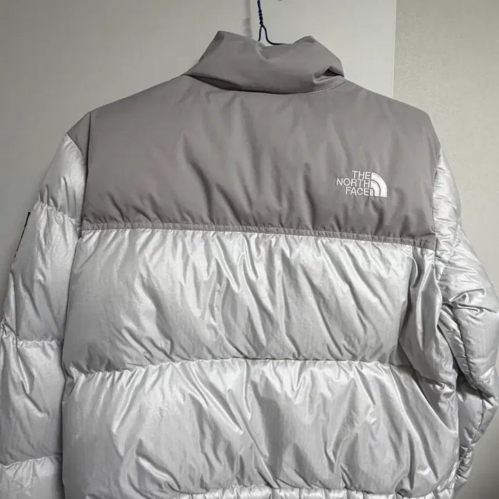 [BUNJANG] The North Face White Label Novelty Nuptse Down Jacket Ice Grey 95(L) / 노스페이스 화이트 라벨 노벨티 눕시 다운 자켓 아이스 그레이 95(L)