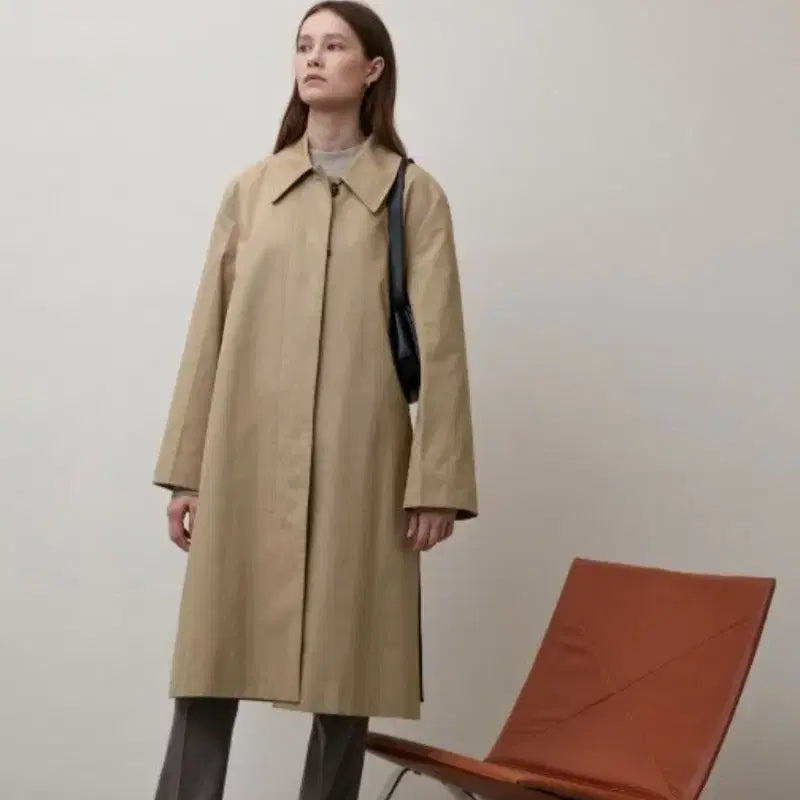 [BUNJANG] Dunst Beige Trench Coat / 택포가) Dunst 던스트 베이지 트렌치코트