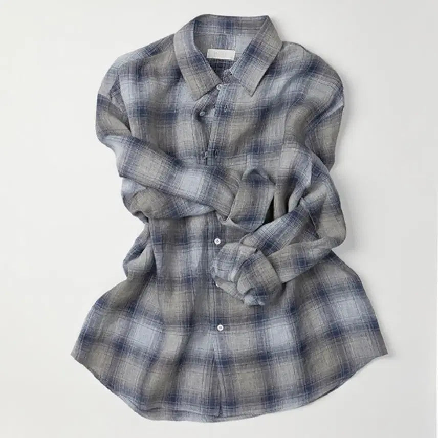 [BUNJANG] Linen Check Shirt / 모마디자인 린넨 체크셔츠