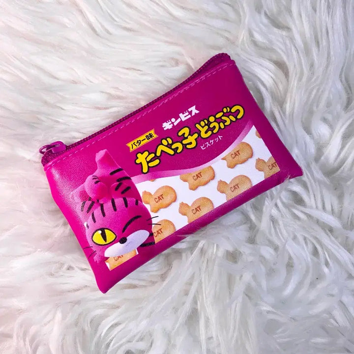 [BUNJANG] Tabe-ko Dobutsu Mini Flat Random Pouch / [미사용 단순개봉] 타베코도부츠 미니 플랫 랜덤 파우치