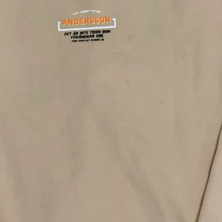 [BUNJANG] Anderson .Paak Beige Sweatshirt / 앤더슨벨 베이지 맨투맨 티셔츠 L