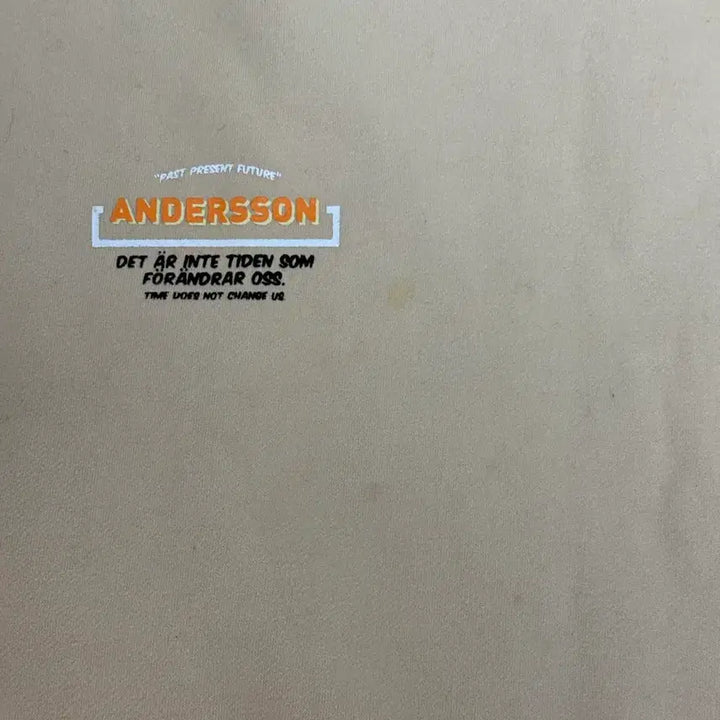 [BUNJANG] Anderson .Paak Beige Sweatshirt / 앤더슨벨 베이지 맨투맨 티셔츠 L