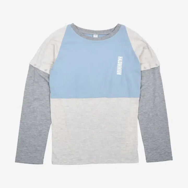 [BUNJANG] Halominium 2 Way Tight Tee / Sky Blue / (1) 할로미늄 2 way 타이트 티 / 스카이 블루