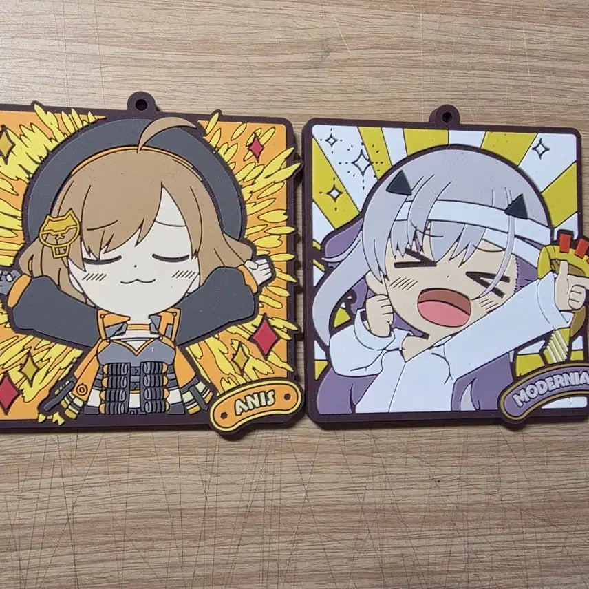 [BUNJANG] NIKKE Anis/Modernia Rubber Coaster Charm / 니케 아니스/모더니아 러버 코스터 참 굿즈