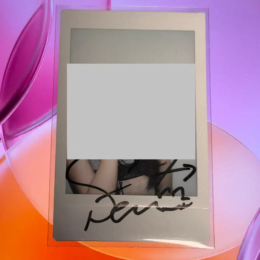 메이딘S 세리나 싸인 폴라로이드