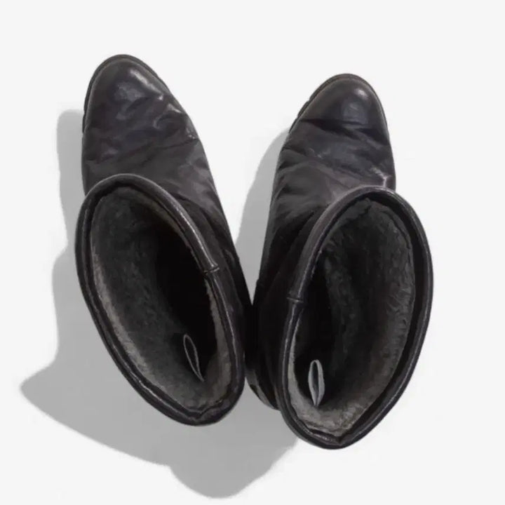 [BUNJANG] Clarks Black Midi Leather Boots / 클락스 블랙 미디 가죽부츠