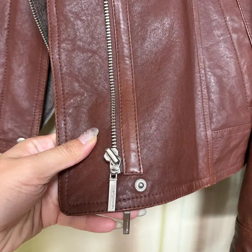 [BUNJANG] Crocodile Leather Jacket 95 Size / 택포) 크로커다일 가죽자켓 95사이즈