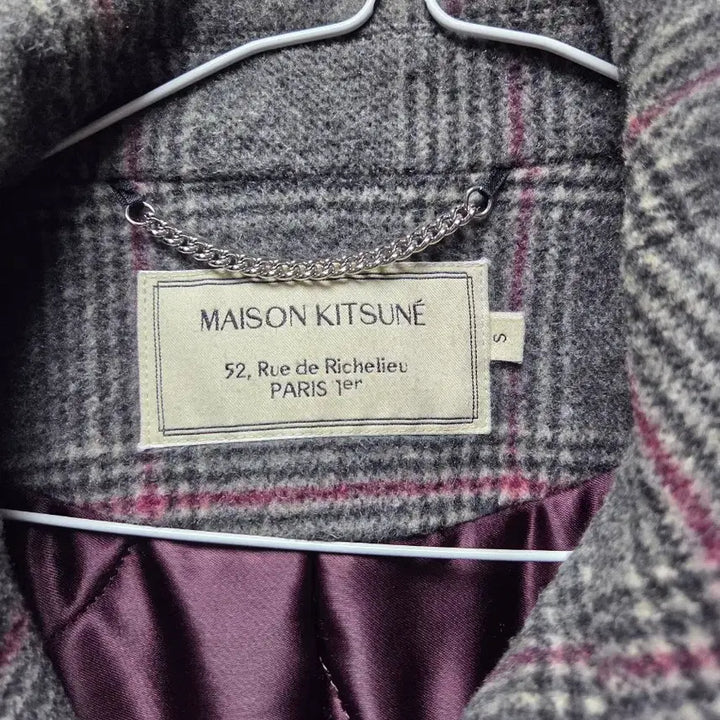[BUNJANG] Maison Kitsuné Checked Coat / 메종키츠네 체크코트팝니다.