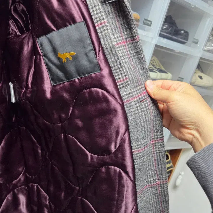 [BUNJANG] Maison Kitsuné Checked Coat / 메종키츠네 체크코트팝니다.
