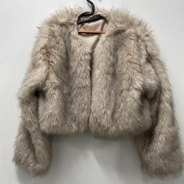 [BUNJANG] Women's Cropped Fur Jacket / <만원빈티지> 최저가 보장!! 여성 크롭 퍼자켓 <<