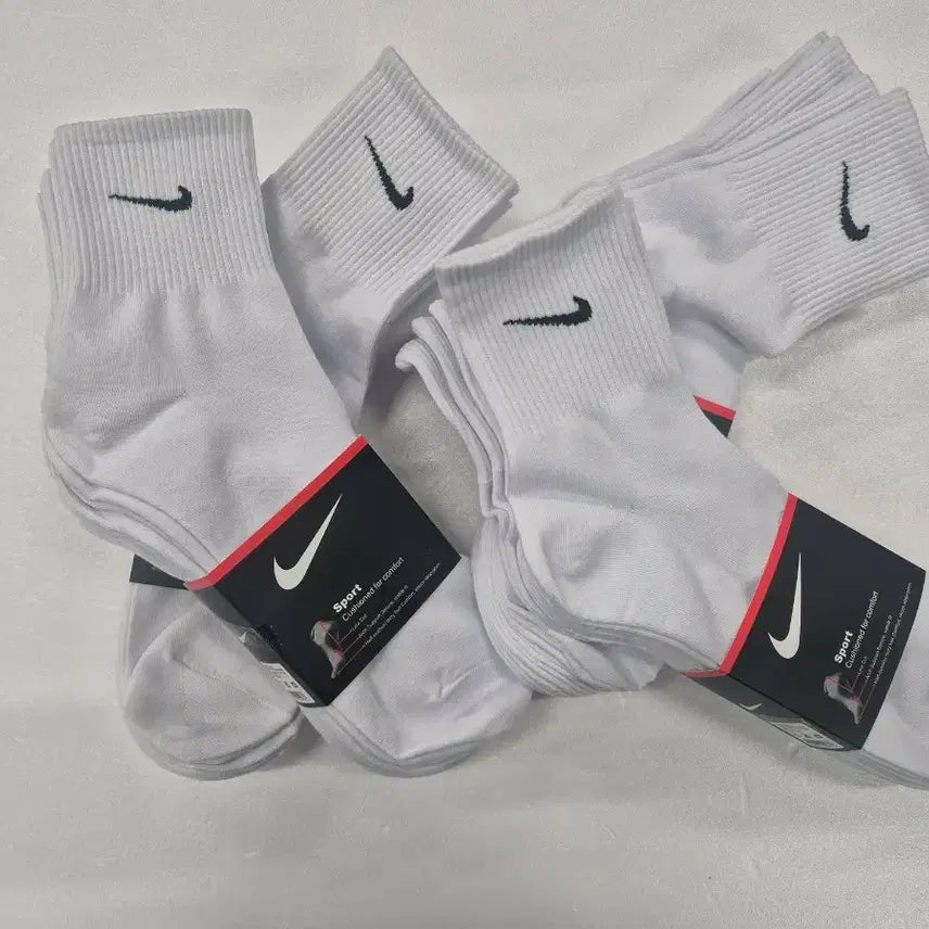 [BUNJANG] Nike Socks (20) / 나이키 양말 화이트20족