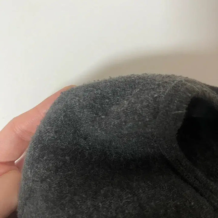 [BUNJANG] Repose Angora Halterneck Tee Charcoal / 리포스 앙고라 홀터넥 티셔츠 차콜