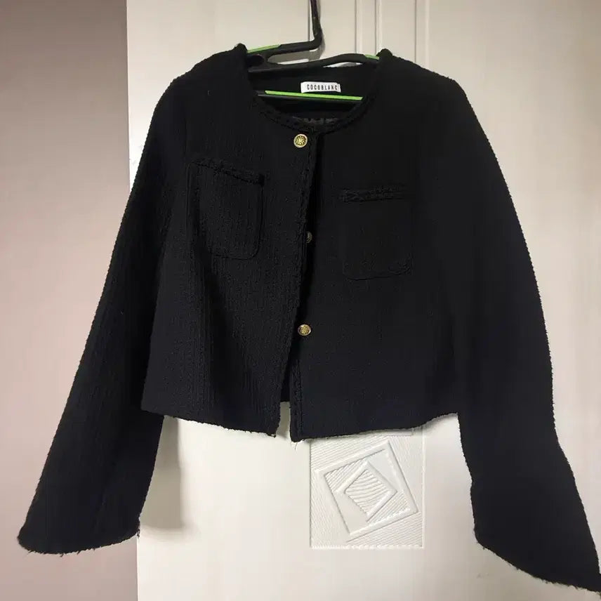[BUNJANG] COCOBLANC Black Tweed Jacket / COCOBLANC 블랙 트위드 자켓