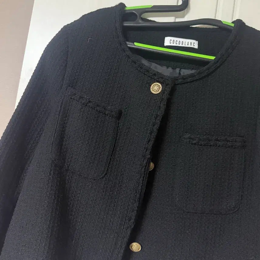 [BUNJANG] COCOBLANC Black Tweed Jacket / COCOBLANC 블랙 트위드 자켓