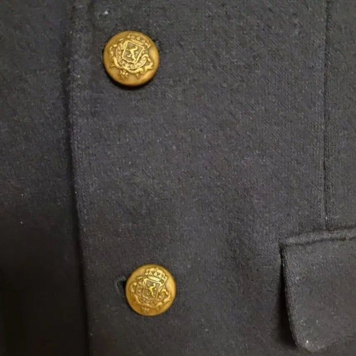 [BUNJANG] Wool Jacket with Gold-tone Buttons / 플랙진 모직 자켓 금장 단추