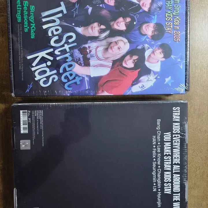 [미개봉, 특전포토카드셋+포스트카드셋]스키즈 2025 시그 시즌스그리팅