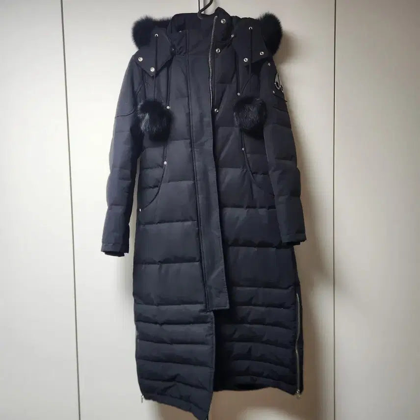[BUNJANG] Moose Knuckles Saskatchewan Long Down Parka Black Fox Fur L / 여성 무스너클 서스캐처원 롱패딩 블랙 폭스퍼 L
