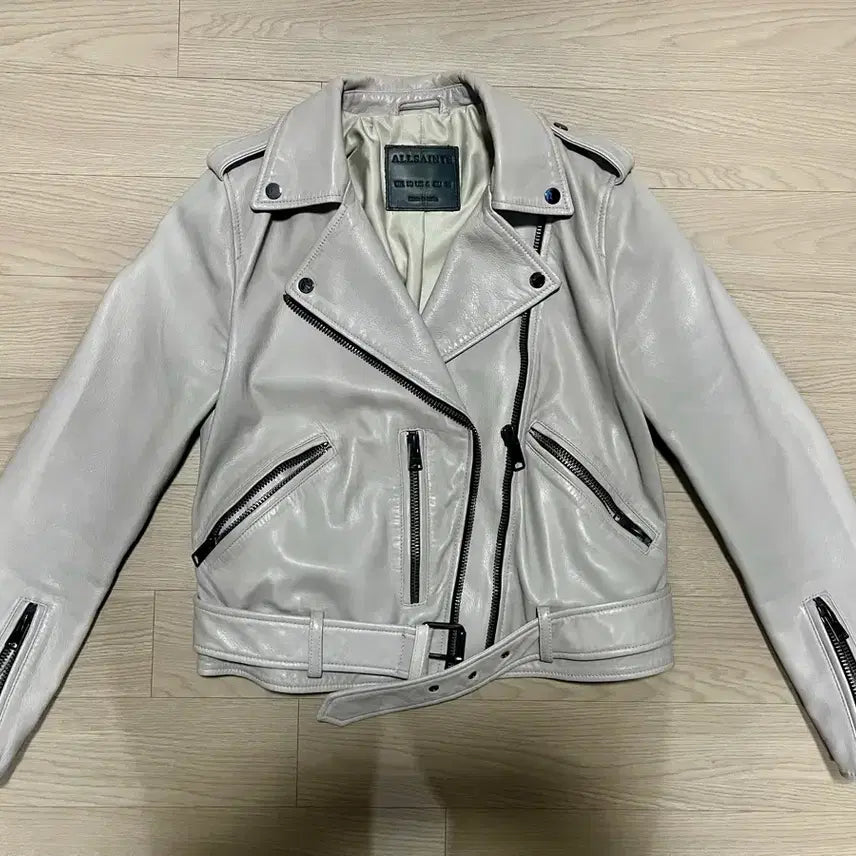 [BUNJANG] AllSaints Women's Balfern Biker Warm Gray / 올세인츠 여성 발펀 바이커 웜그레이