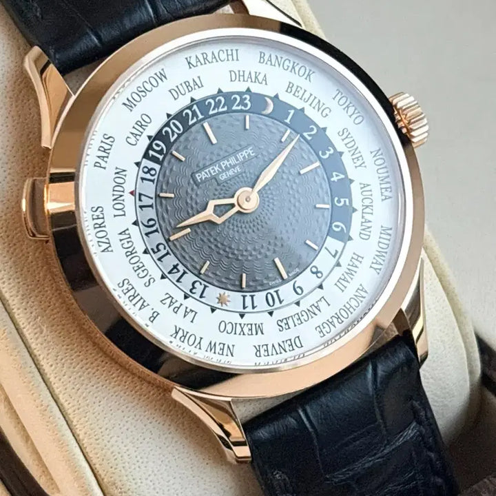 [BUNJANG] Patek Philippe World Time 5230 Rose Gold Watch / 파텍필립 월드타임 5230 로즈골드
