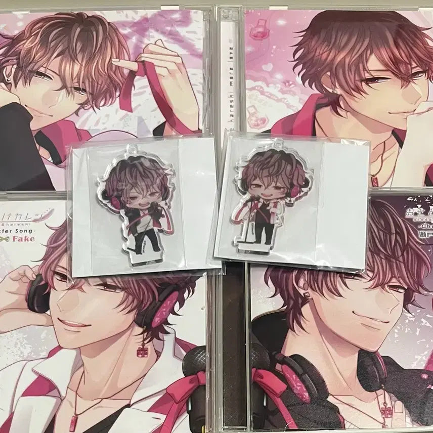 [BUNJANG] Otodoke Kareshi Drama CD Bundle Set + Keyring Set / 드라마CD 오토도케 카레시 본편+후속+캐릭터송2종+키링2종 일괄