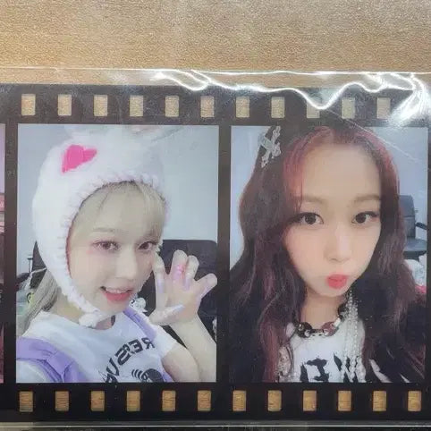 에스파 걸즈 위드뮤 특전 필름네컷 (미개봉)