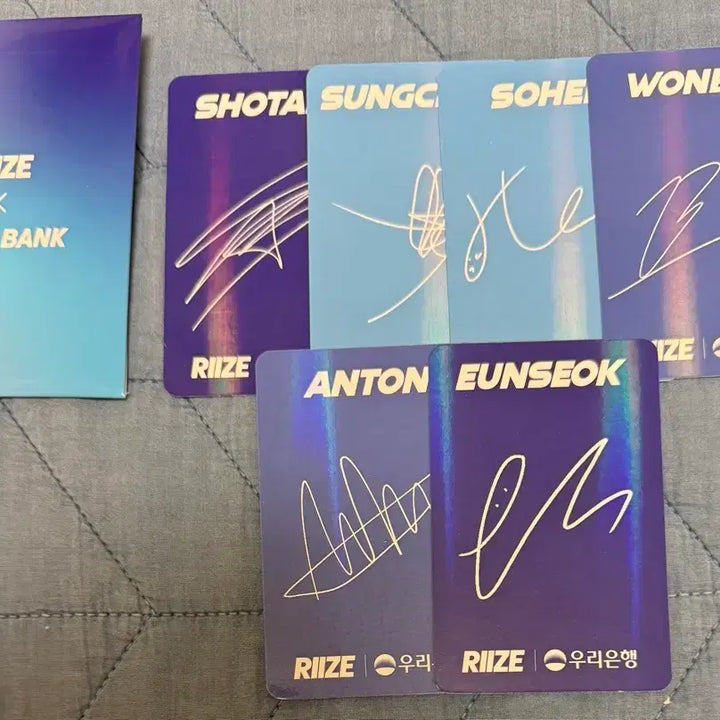 라이즈 우리은행 포토카드