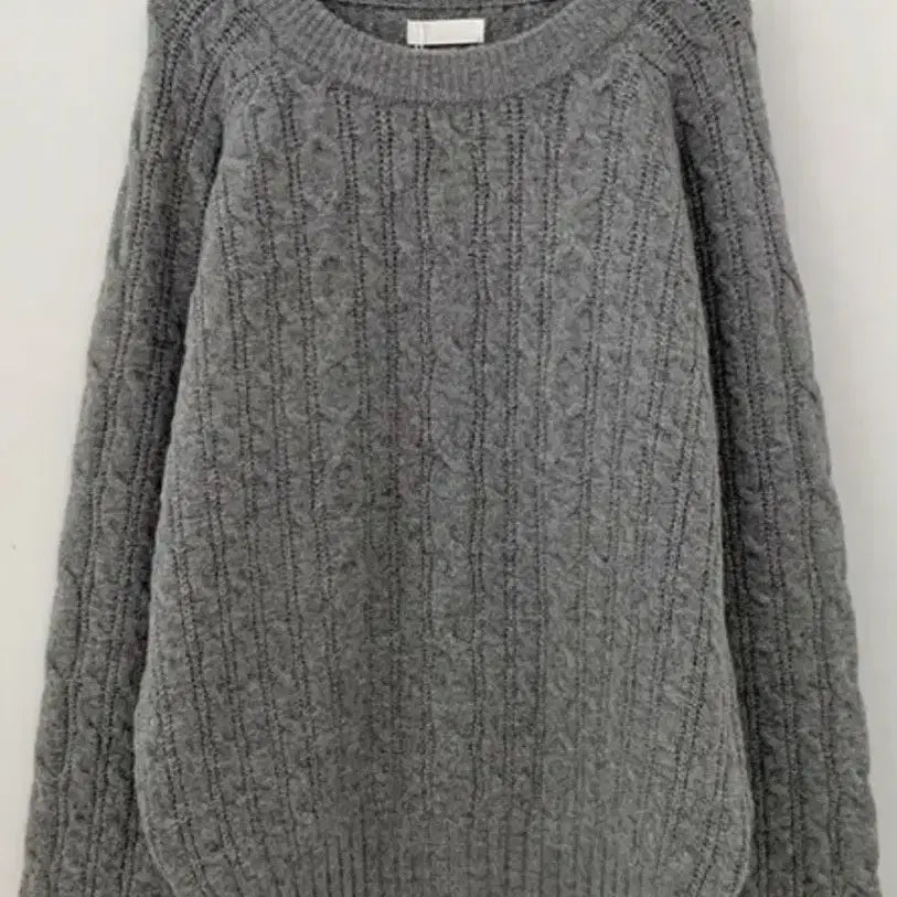 [BUNJANG] Grey Knit Sweater / 그레이 니트 회색 니트