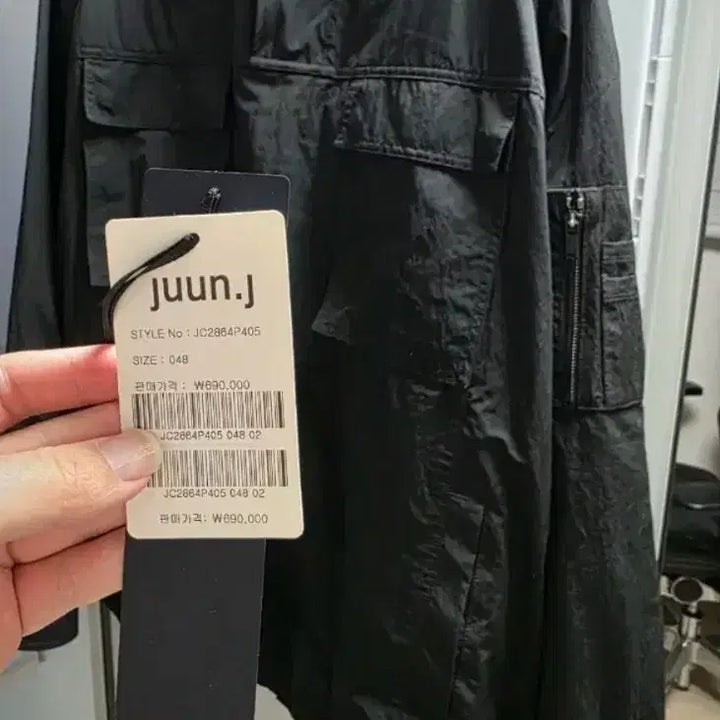 [BUNJANG] JC2864P405 Black Hoodie Jacket / 준지 JC2864P405 블랙 후드 자켓 48