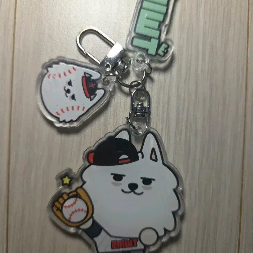 TXT 투바투 엘지 LG 트윈스 콜라보 용멍 최용멍 아크릴 키링 뿔바투