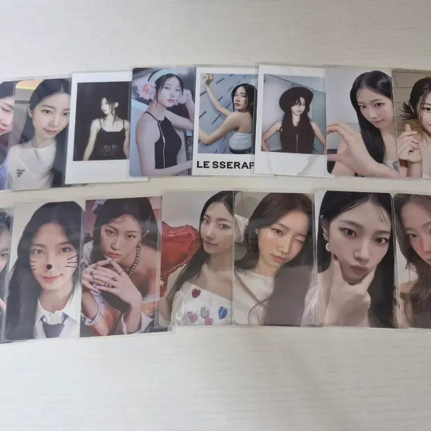 르세라핌 카즈하 포토카드 일괄