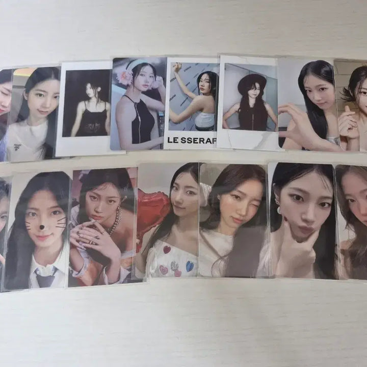 르세라핌 카즈하 포토카드 일괄