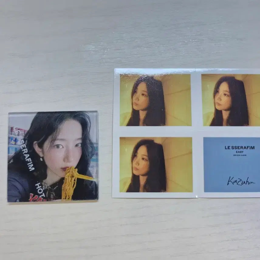 르세라핌 카즈하 포토카드 일괄