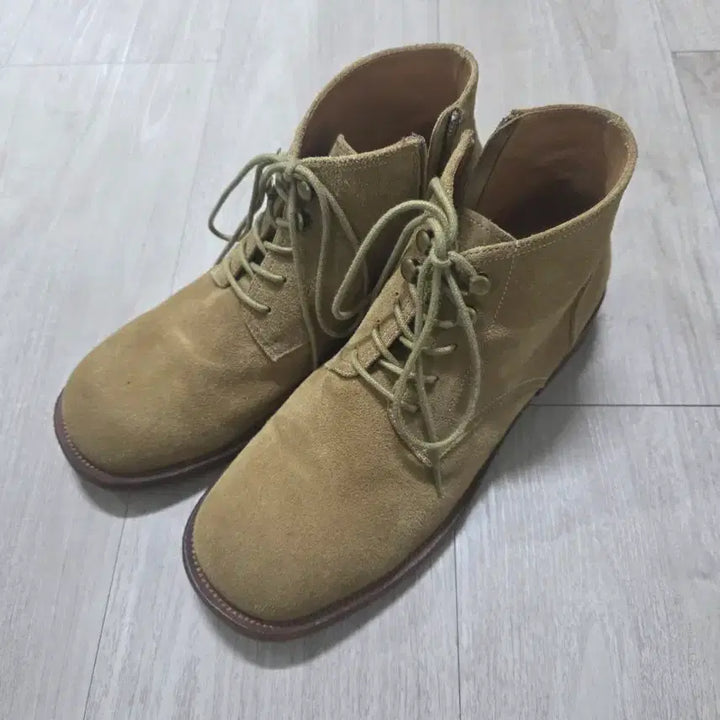 [BUNJANG] BATOZE Rail Olive Walker Boots / 바토즈 레일 올리브 워커 부츠