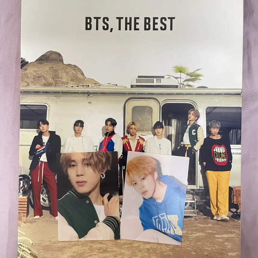 방탄소년단 더베스트 일본 fc 한정반 지민 포카 포함