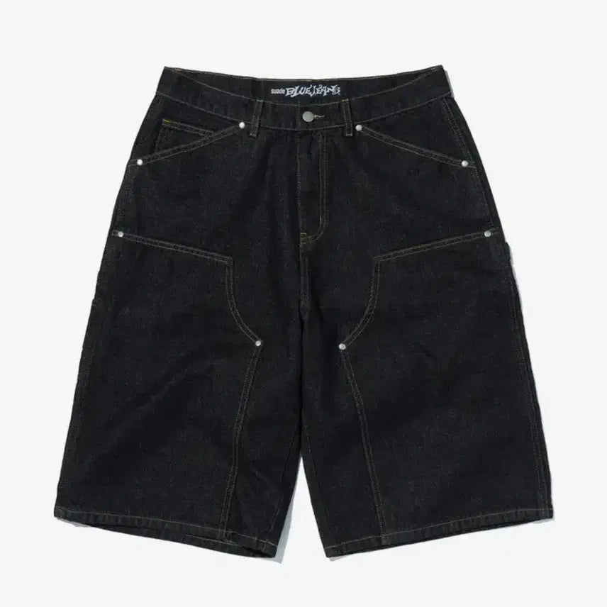 [BUNJANG] Suede Bermuda Denim M / [새상품] 스웨이드 버뮤다 생지 데님 M