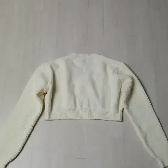 [BUNJANG] Crop Knit (Ivory, Black) / 크롭니트(아이보리.블랙)