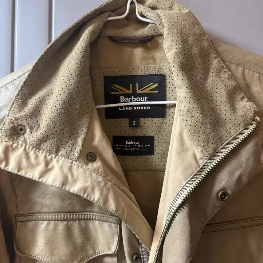 [BUNJANG] Barbour Leather M-65 Field Jacket Traveller Size S / 바버 가죽 M-65 야상 S 사이즈 트레블러 자켓