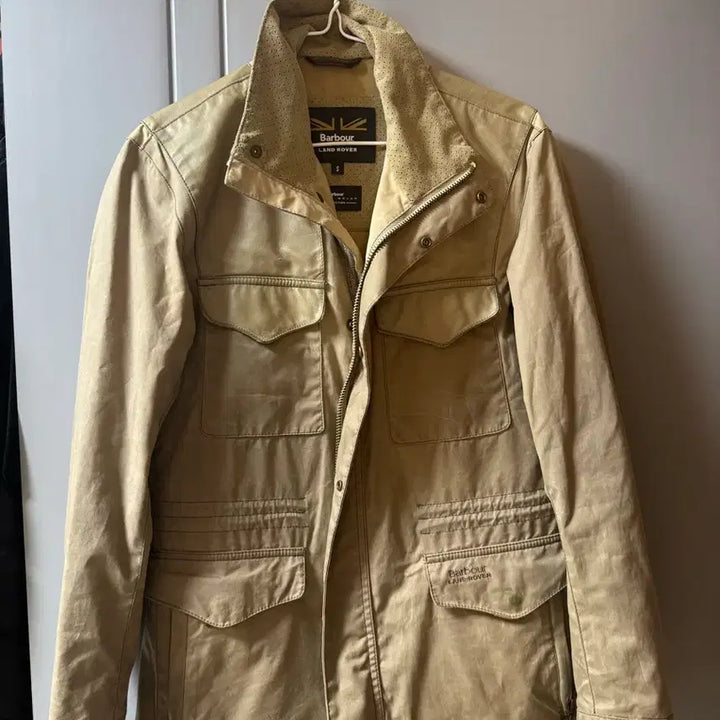 [BUNJANG] Barbour Leather M-65 Field Jacket Traveller Size S / 바버 가죽 M-65 야상 S 사이즈 트레블러 자켓