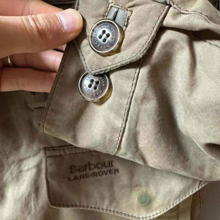 [BUNJANG] Barbour Leather M-65 Field Jacket Traveller Size S / 바버 가죽 M-65 야상 S 사이즈 트레블러 자켓