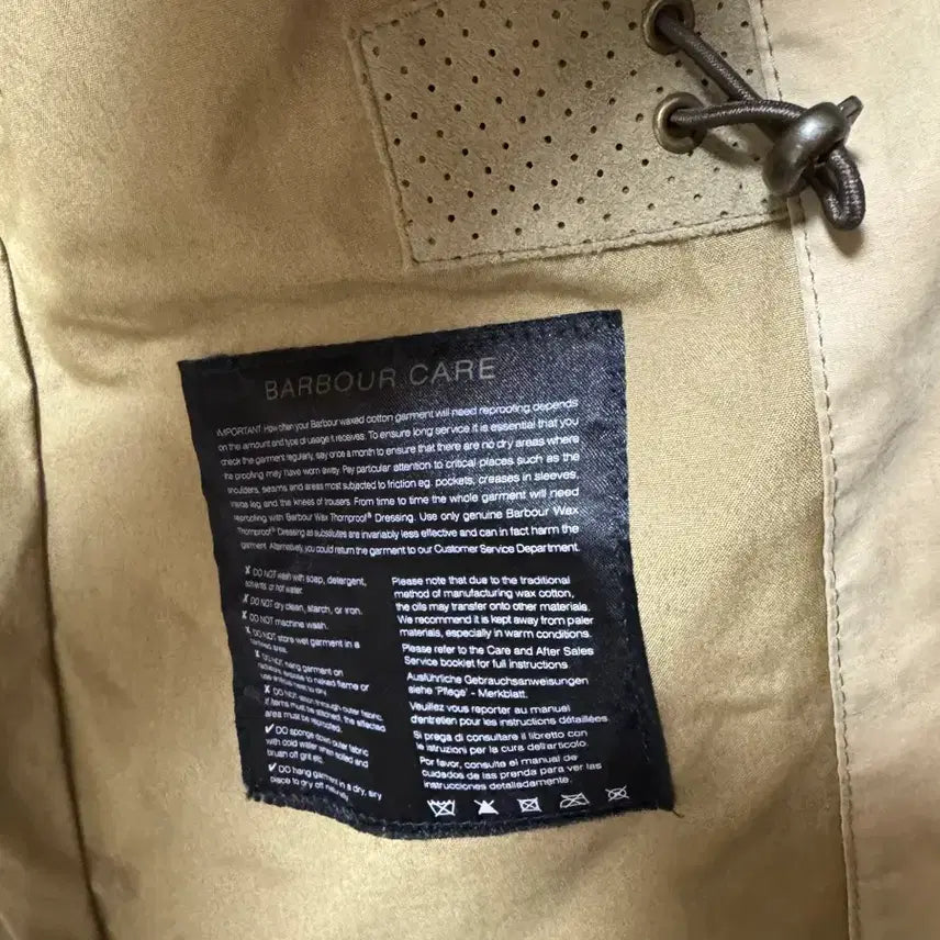 [BUNJANG] Barbour Leather M-65 Field Jacket Traveller Size S / 바버 가죽 M-65 야상 S 사이즈 트레블러 자켓