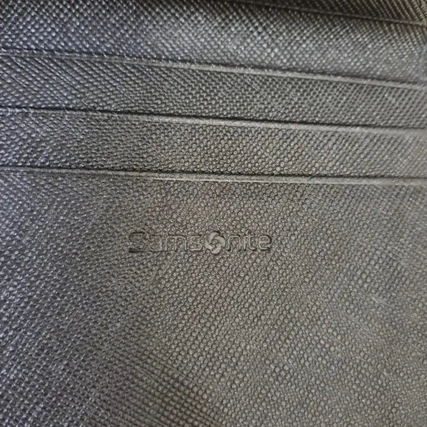 [BUNJANG] Samsonite Lumir Money Clip Card Wallet / 샘소나이트 쌤소나이트 명함카드지갑 머니클립 반지갑 쎔소쎔소 블랙레드 루미