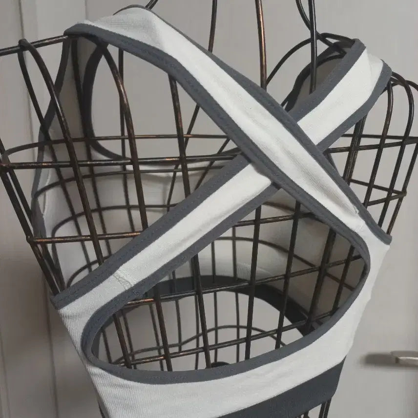 [BUNJANG] Sport Bra / 화이트 스포츠 브라외