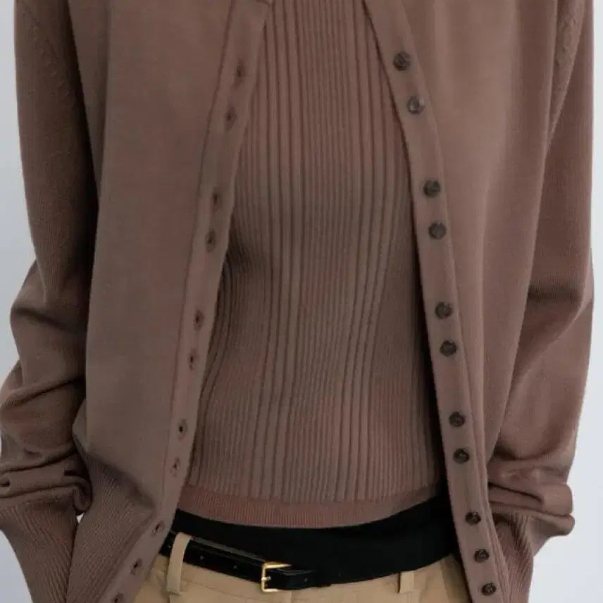 [BUNJANG] GBH Brown Cardigan / GBH 브라운 가디건