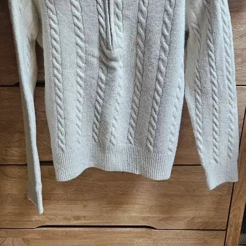 [BUNJANG] Free Size Ivory Cable Knit Sweater / Free  (새상품)니트 꽈배기 니트